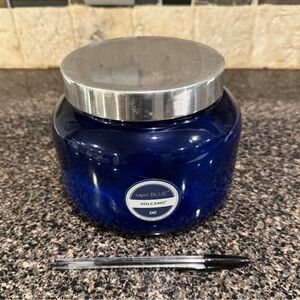 Capri Blue Volcano jumbo candle 48 oz almost empty see pictures